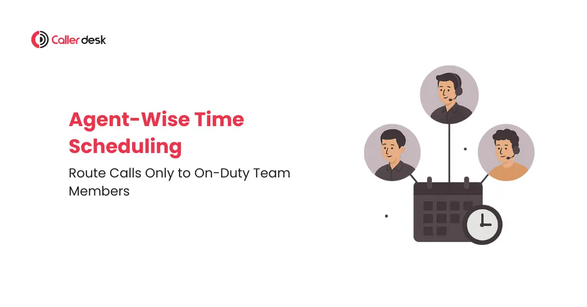 Agent-Wise Time Scheduling