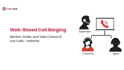 Web-Based Call Barging: Monitor, Guide, and Take Control of Live Calls - Instantly