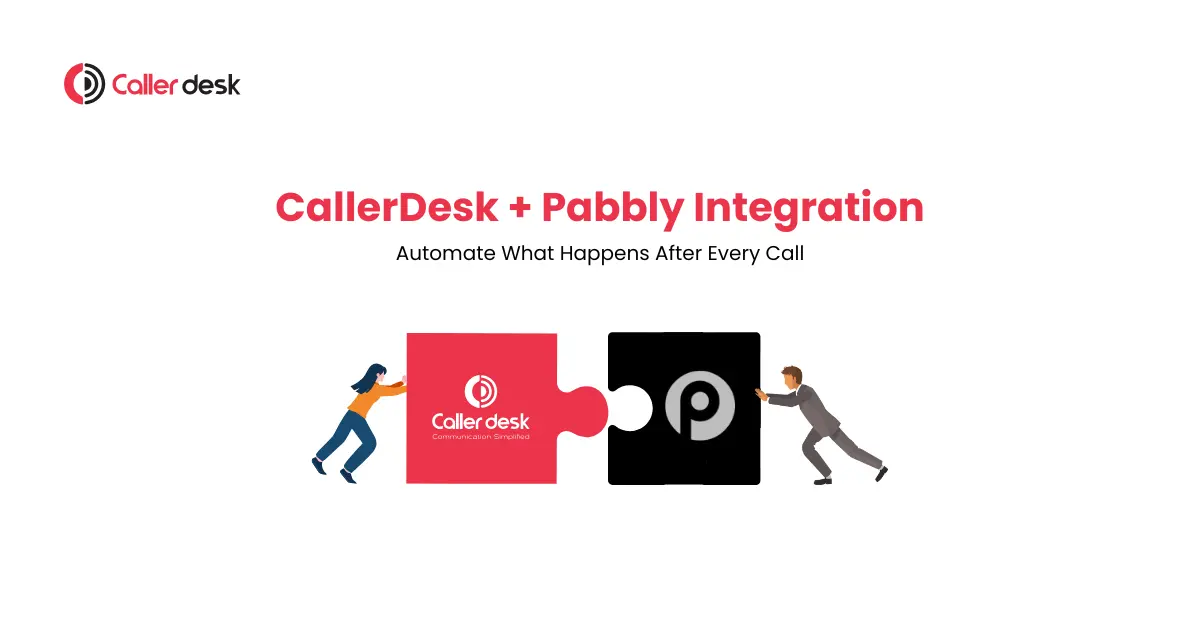 CallerDesk + Pabbly Integration