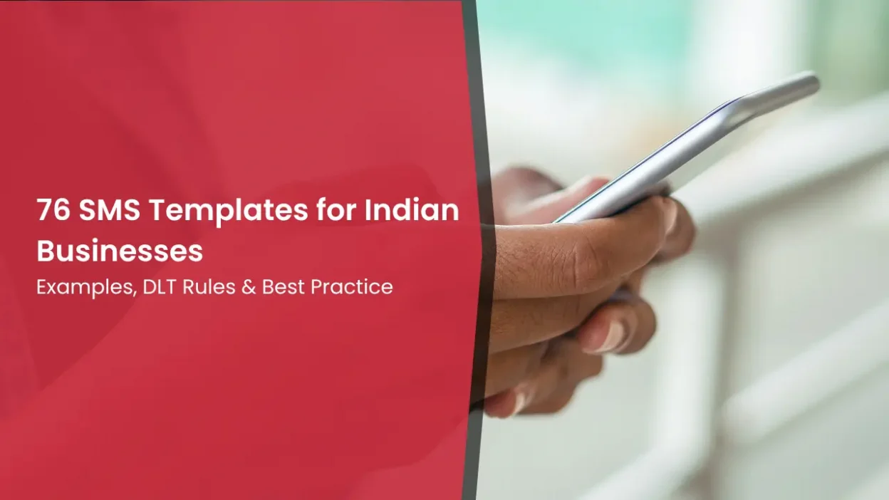 76 SMS Templates for Indian Businesses Examples, DLT Rules & Best Practices