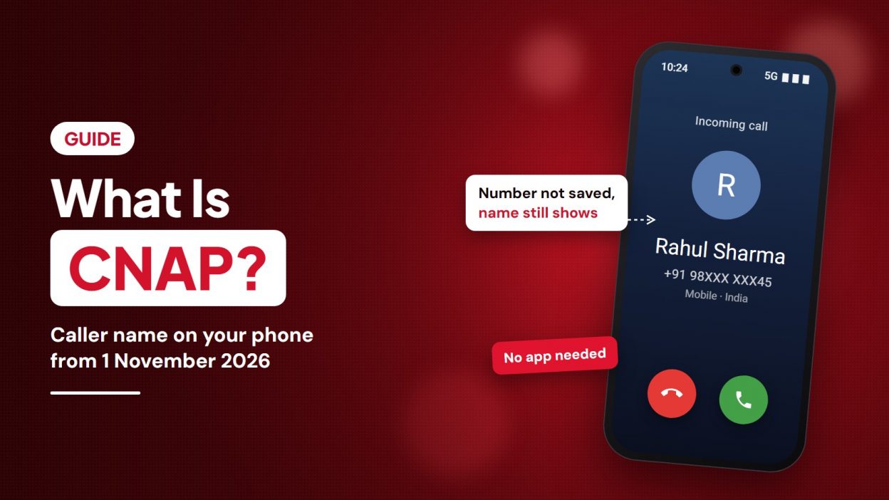 What is CNAP: caller name shown on an incoming call from 1 November 2026