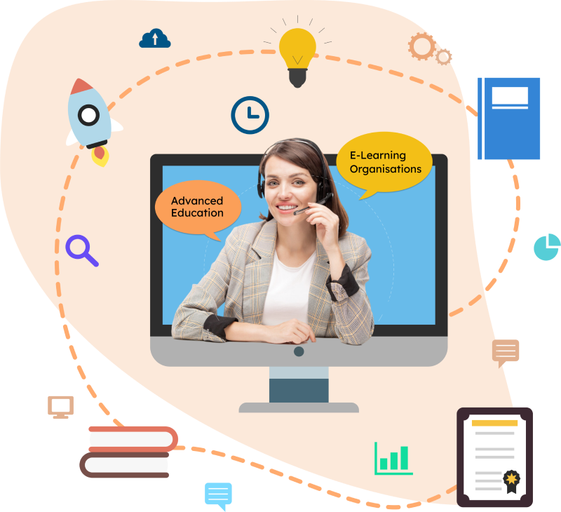 callerdesk automation setting up your call center illustration graphic.svg